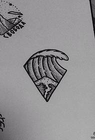 Laititi o le sami i luga o le sami i luga o le mauga peʻa tattoo tattoo pattern pattern tattoo manuscript