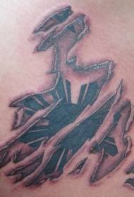 Ar ais patrún tattoo leathair bratach liath philippine