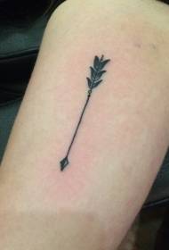 Kis friss személyiség fekete kis nyíl tetoválás minta
