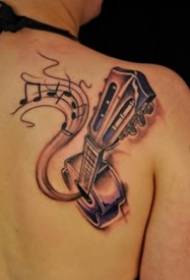 9 na disenyo ng tattoo ng gitara para sa mga gitarista