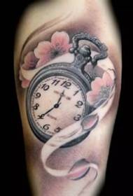 Clock Tattoos: Mukava sarja sateenkaarisilmäkellotatuointimalleja