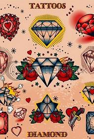 Mete nan dyaman tattoo maniskri foto modèl
