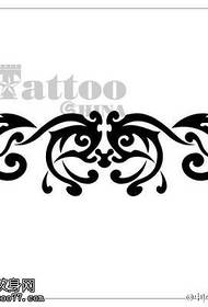 Modello di tatuaggio manoscritto classico braccio fascia moda