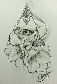 Immagine personalizzata del modello del manoscritto della macchina del tatuaggio