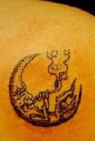 Pátrún tatú tattoo gheimhridh donn ghualainn