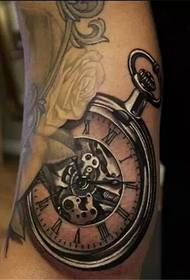 seti ya tatoo za kisasa za kutazama mfukoni