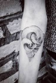 Tatuaggio piccola onda piccolo gruppo fresco di immagini di tatuaggi onda