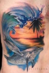 Wave tattoo kuva 9 upea aalto tatuointi malli