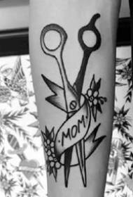 9 set di forbici per tatuaggi per parrucchieri