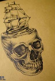 Thorn Sailboat Tattoo käsikirjoituskuva