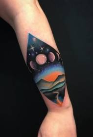 Tattoo planet kreativ interstellar tatovering