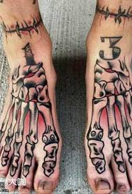 Шаблон татуювання кістки особистості стопи