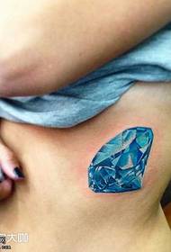 Realistické diamantové tetování vzor