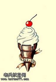 Manuscript ice cream tattoo maitiro