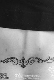 Waist fresh waist tattoo pattern
