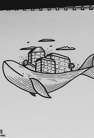 Liy modèl kay tatoo Dolphin