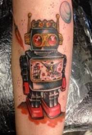 Robot Tattooen Varietéit vu Robot Tattoo Designs