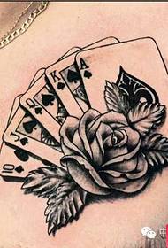 Tetováló show, javasolja a népszerű póker tetoválások egy csoportját
