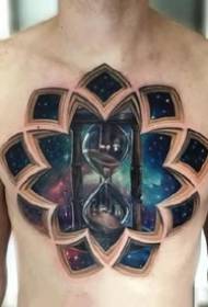 Mga tattoo ng Hourglass: Isang hanay ng mga tattoo na hourglass na mahalin ang oras