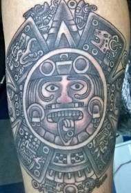 Ìomhaigh cloiche Aztec den tatù dia grèine