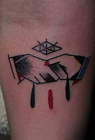 Tatuaggio di personalità amichevole
