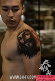 Braccio super-bello V-Vendetta Tattoo