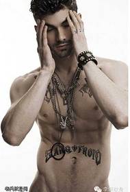 European and American men tattoo designs
