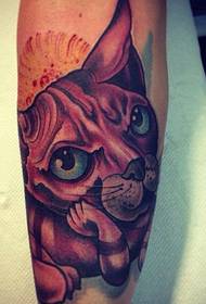 diversi totem di personalità colorate Tattoo