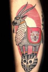 Immagine alternativa del tatuaggio Un altro stile creativo dell'immagine creativa della scuola