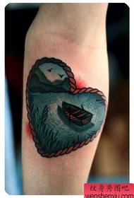 An alternative popular popular tattoo pattern on the arm