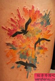 Ib cov xim inkjet nyhuv geese tattoo qauv