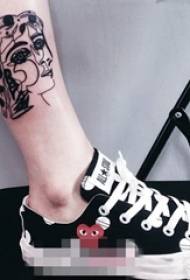Abstract tsipika Picasso toetran'i tatoazy