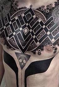 Un ensemble de modèles de tatouage totem dominateur super parfait