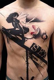 a set of graffiti tattoos that are very suitable for covering
