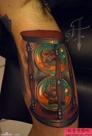 Arm populære cool timeglas tatoveringsmønster