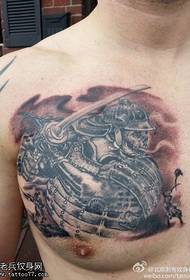 mighty strong warrior tattoo pattern