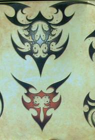 a personality totem tattoo pattern