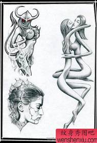 Tattoo 520 Galeri: Gambar pola tato malaikat Eropah lan Amerika