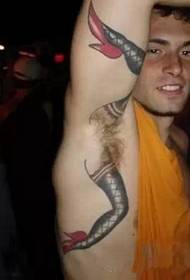 Amazing alternative underarm tattoo