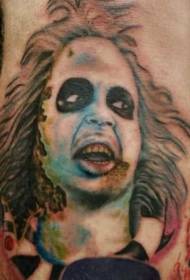 Modello del tatuaggio del ritratto della celebrità di colore del braccio