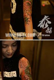 Arm beautifully popular undead beauty tattoo pattern
