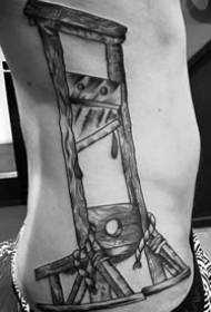 Tatuaggio a ghigliottina - Una serie di antiche immagini di tatuaggi a ghigliottina