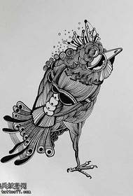 Lámhscríbhinn Patrún Tattoo Éan