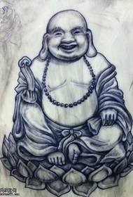 manuscript a smile face tattoo tattoo