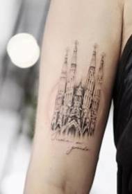 A set of travel themed tattoos that travel enthusiasts like