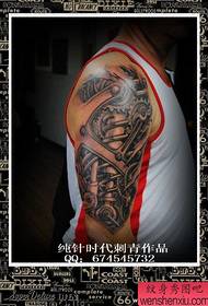 Arm gewilde koel robotarm tattoo patroon