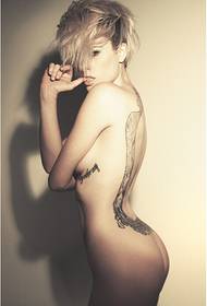 Modello di tatuaggio sexy tentazione di ragazze europee e americane