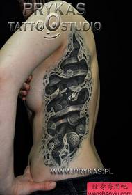 Ομορφιά πλευρά μέτωπο δροσερό μοτίβο τατουάζ μοτίβο