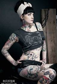 Ευρωπαϊκά και αμερικανικά σχέδια τατουάζ γυναικών