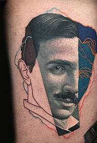 Super Persönlichkeit Porträt Tattoo